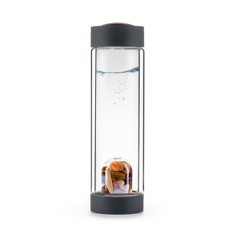 VIA HEAT "Five Elements" Crystal Water Bottle