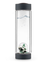 VIA HEAT "Vitality" Crystal Water Bottle